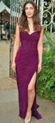 Charlotte Plum Jersey Dress